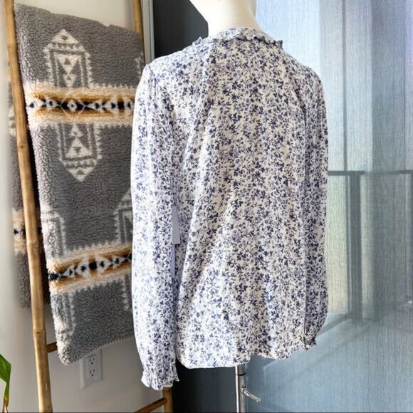 Reformation Amira Johanna Floral Print Pullover Blouse Women’s Small - Picture 5 of 13
